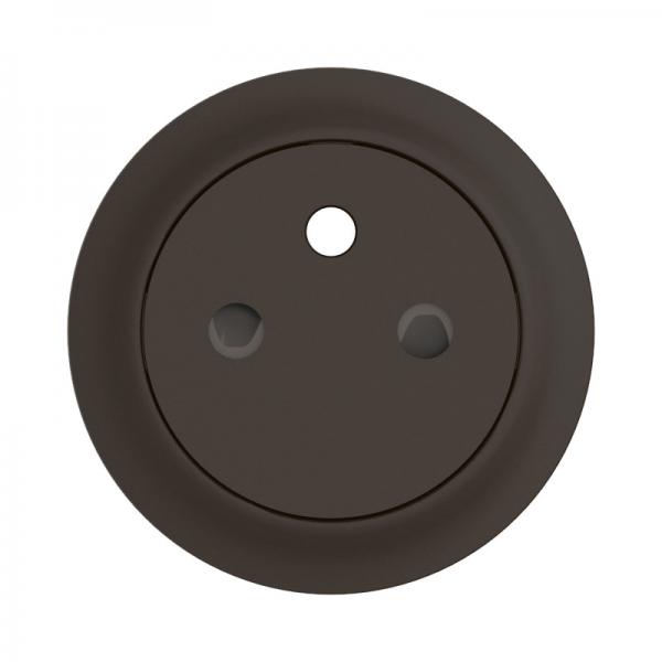 Vignette 2 produit Enjoliveur prise 2P+T Surface nouveau Cliane - Noir | Ref : CN0111