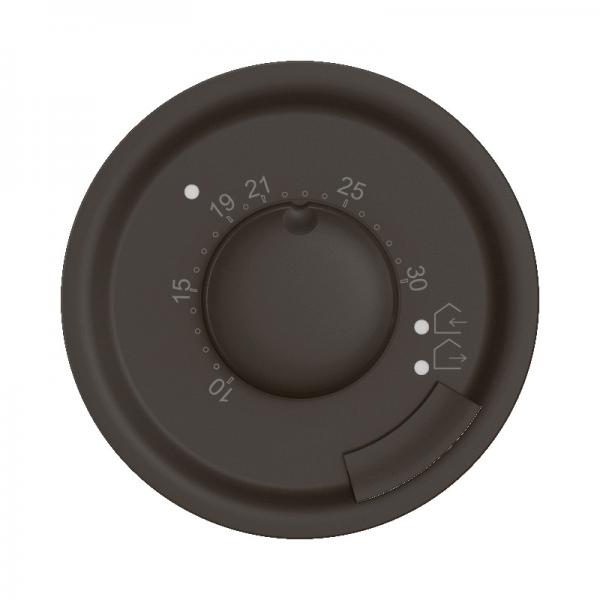 Vignette 2 produit Enjoliveur pour thermostat d'ambiance nouveau Céliane - Noir | Ref : CN0250