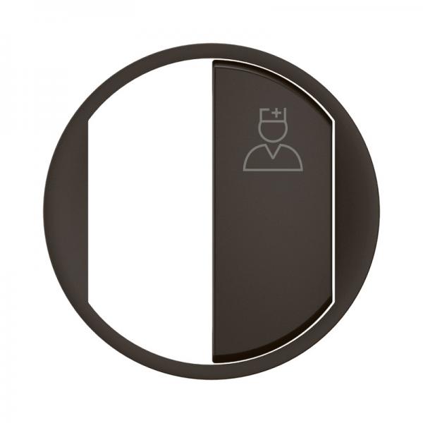 Vignette 2 produit Enjoliveur poussoir d'appel sanitaire nouveau Céliane- Noir | Ref : CN0292