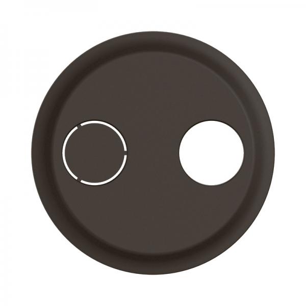 Vignette 2 produit Enjoliveur prise rseau cbl AFORM - double F  visser nouveau Cliane - Noir | Ref : CN0399