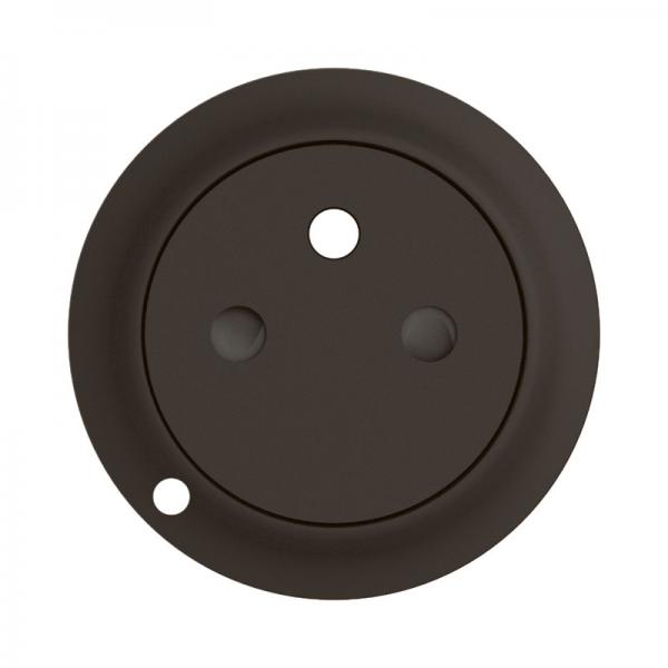 Vignette 2 produit Enjoliveur prise 2P+T  voyant nouveau Cliane - Noir | Ref : CN1111