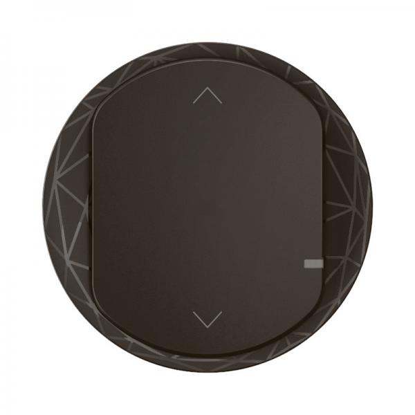 Vignette 2 produit Enjoliveur interrupteur/commande volet roulants nouveau Céliane with Netatmo - Noir | Ref : CN1431