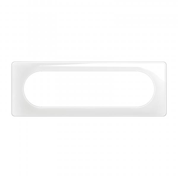 Vignette 2 produit Plaque de finition nouveau Cliane 6  8 modules - Blanc Emaill | Ref : CP0011