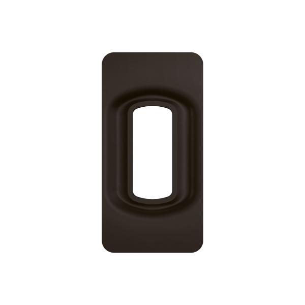 Vignette 2 produit Plaque de finition nouveau Cliane 1 module - Noir Mat | Ref : CP0113