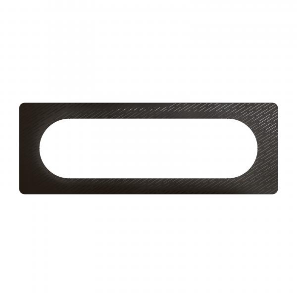 Vignette 2 produit Plaque de finition nouveau Cliane 6  8 modules - Noir Mtore | Ref : CP0711