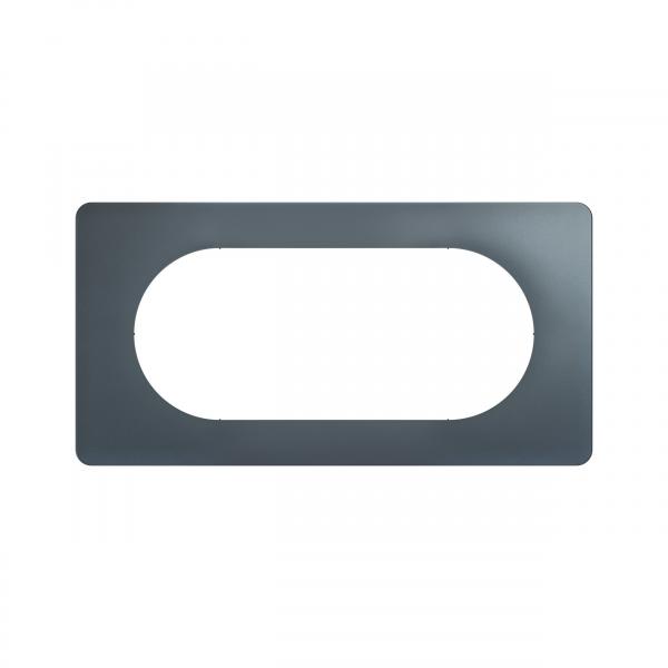 Vignette 2 produit Plaque de finition nouveau Cliane 4  5 modules - Bleu Orage | Ref : CP0908