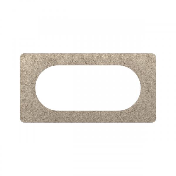 Vignette 2 produit Plaque de finition nouveau Cliane 4  5 modules - Feutre | Ref : CP1508