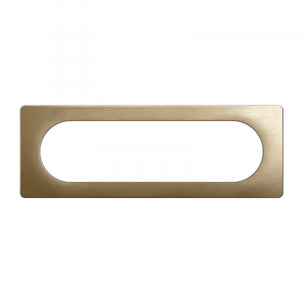 Vignette 2 produit Plaque de finition nouveau Cliane 6  8 modules - Bronze Satin | Ref : CP1611