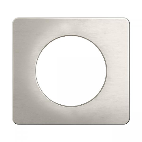 Vignette 2 produit Plaque de finition nouveau Céliane 1 poste - Alu Satiné | Ref : CP1701
