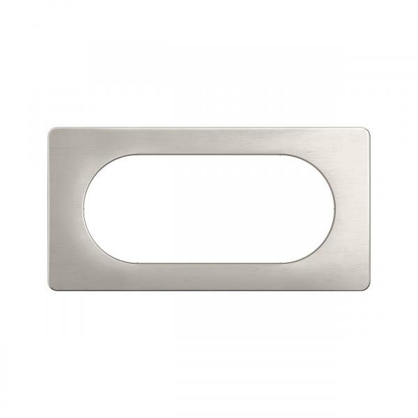 Vignette 2 produit Plaque de finition nouveau Cliane 4  5 modules - Alu Satin | Ref : CP1708