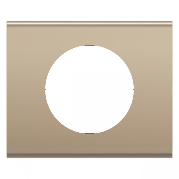 Vignette 2 produit Plaque de finition nouveau Cliane 1 poste - Nickel Satin | Ref : CP2101