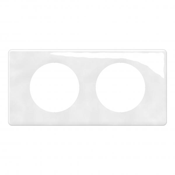 Vignette 2 produit Plaque de finition nouveau Cliane 2 postes - Porcelaine de Limoges | Ref : CP2302