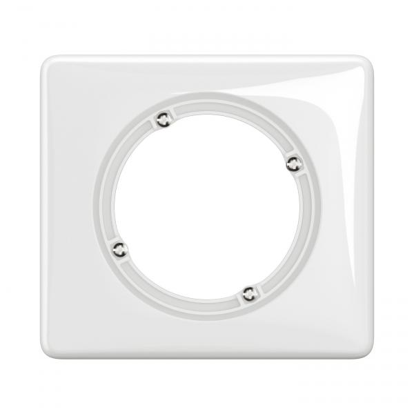 Vignette 2 produit Plaque de finition nouveau Cliane 1 poste - Blanc IP44 | Ref : CP2701