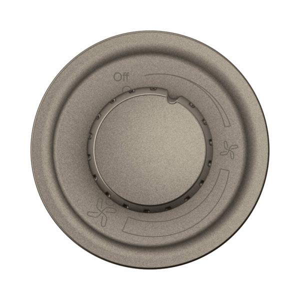 Vignette 2 produit Enjoliveur inter variateur ventilateur de plafond nouveau Cliane - Titanium | Ref : CT0015