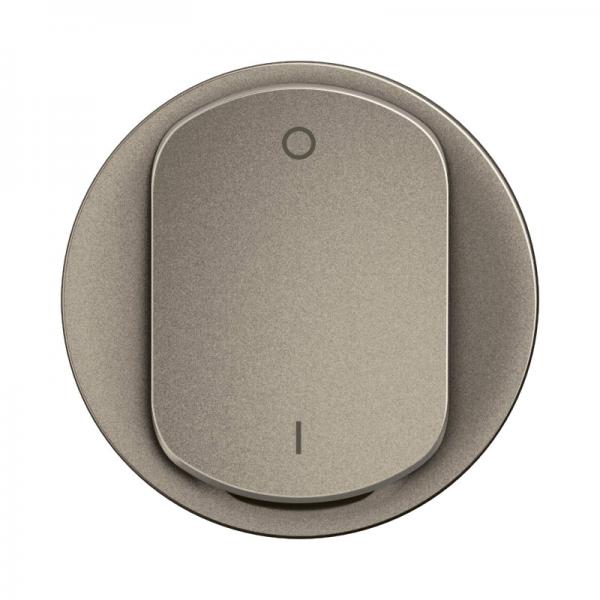 Vignette 2 produit Enjoliveur interrupteur bipolaire nouveau Cliane - Titanium | Ref : CT0020