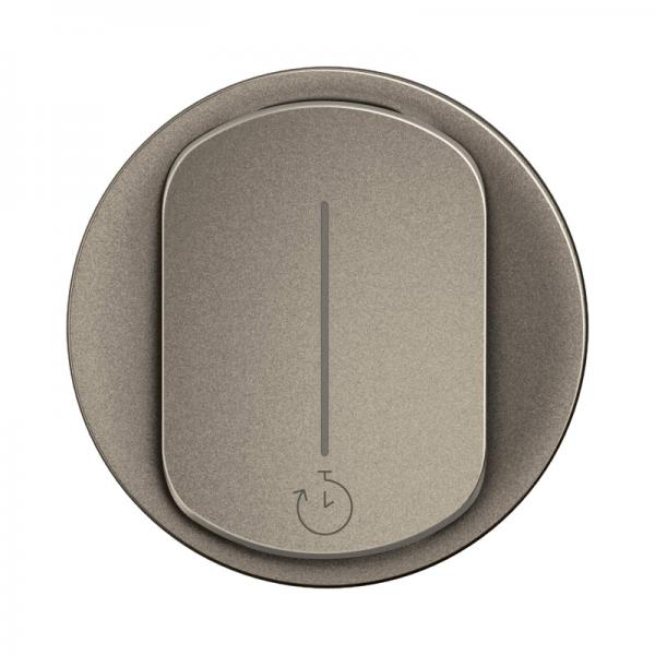 Vignette 2 produit Enjoliveur interrupteur temporisé nouveau Céliane - Titanium | Ref : CT0077
