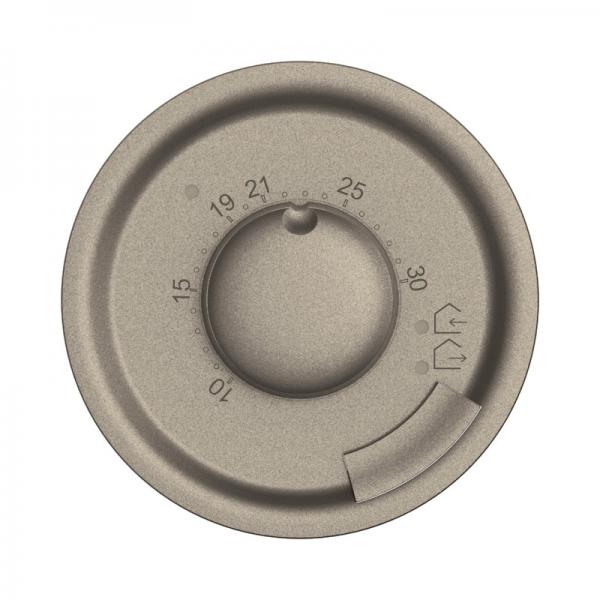 Vignette 2 produit Enjoliveur pour thermostat d'ambiance nouveau Céliane - Titanium | Ref : CT0250