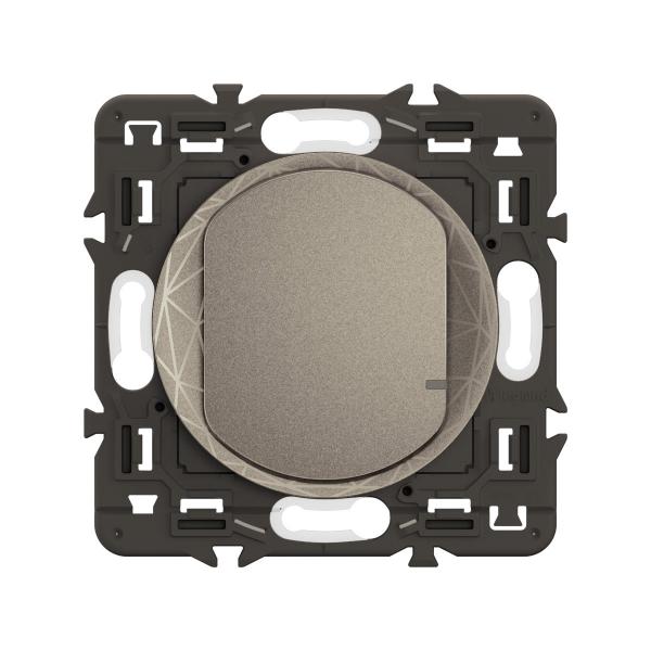 Vignette 2 produit Interrupteur filaire nouveau Céliane with Netatmo sans Neutre, avec variation - Titanium | Ref : CT0403