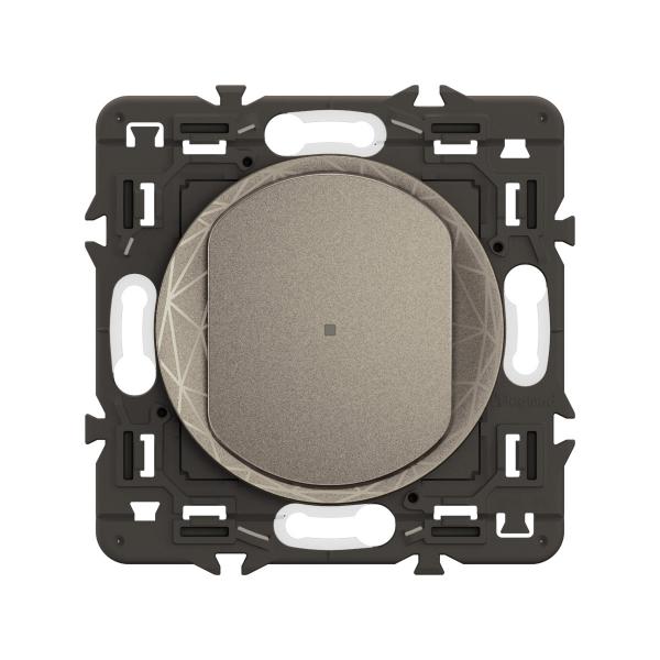 Vignette 2 produit Interrupteur filaire nouveau Cliane with Netatmo avec Neutre, avec variation - Titanium | Ref : CT0409