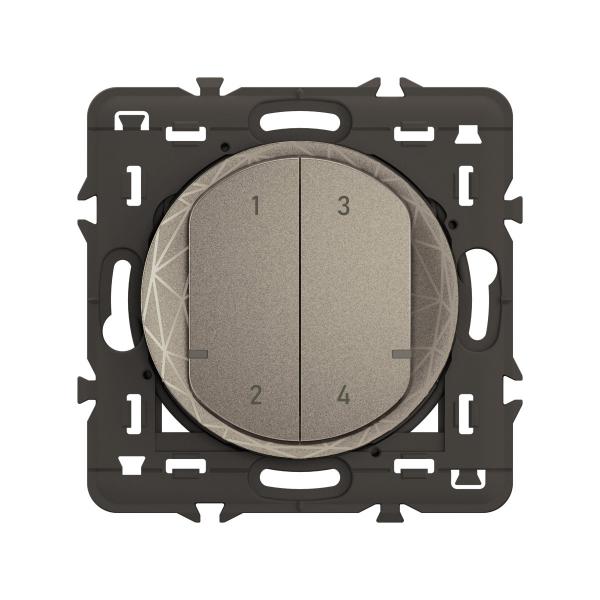 Vignette 2 produit Commande sans fils 4 scnarios nouveau Cliane with Netatmo - Titanium | Ref : CT0414