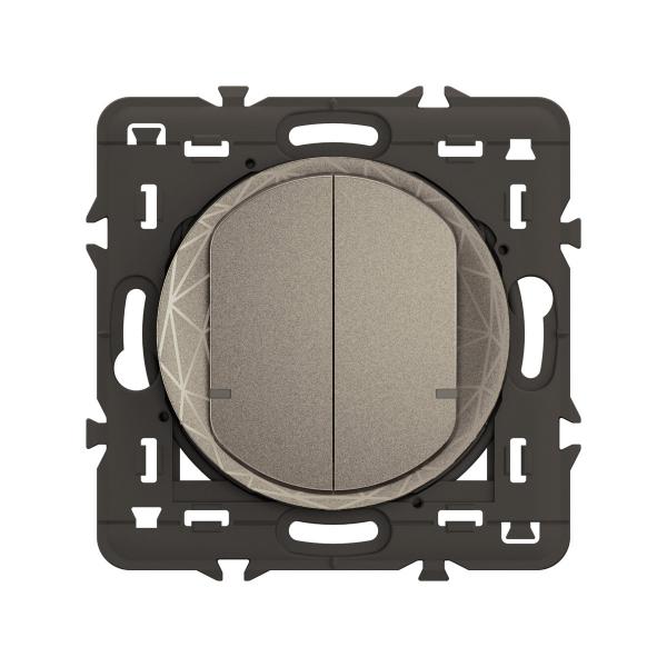 Vignette 2 produit Commande double sans fils nouveau Céliane with Netatmo - Titanium | Ref : CT0415