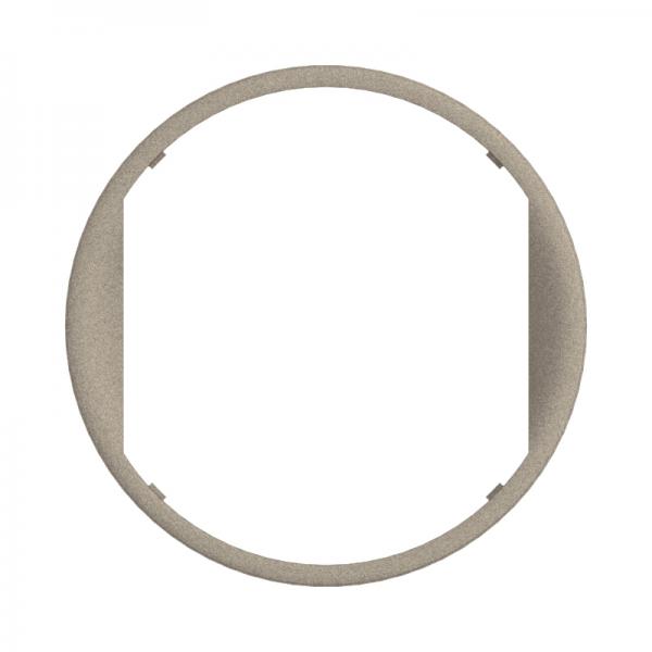 Vignette 2 produit Bague Cliane pour fixation des enjoliveurs simples ou doubles pour mcanismes BUS/SCS et BUS/KNX - finition Titanium | Ref : CT0505