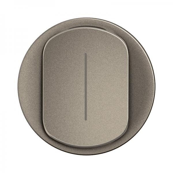 Vignette 2 produit Enjoliveur permutateur à voyant Céliane - Titanium | Ref : CT1005