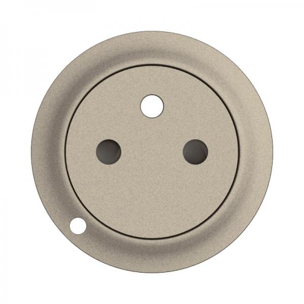 Vignette 2 produit Enjoliveur prise 2P+T  voyant nouveau Cliane - Titanium | Ref : CT1111