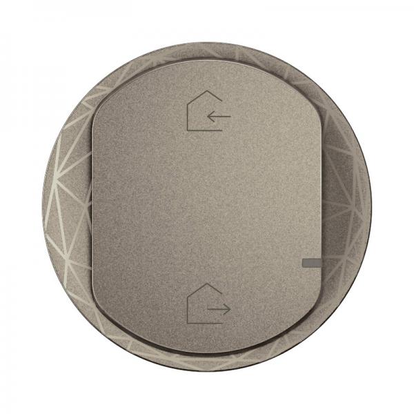 Vignette 2 produit Enjoliveur commande Départ/Arrivée sans fils nouveau Céliane with Netatmo - Titanium | Ref : CT1400