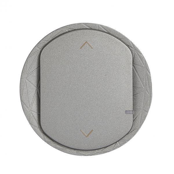 Vignette 2 produit Enjoliveur interrupteur/commande volet roulants nouveau Céliane with Netatmo - Titanium | Ref : CT1431