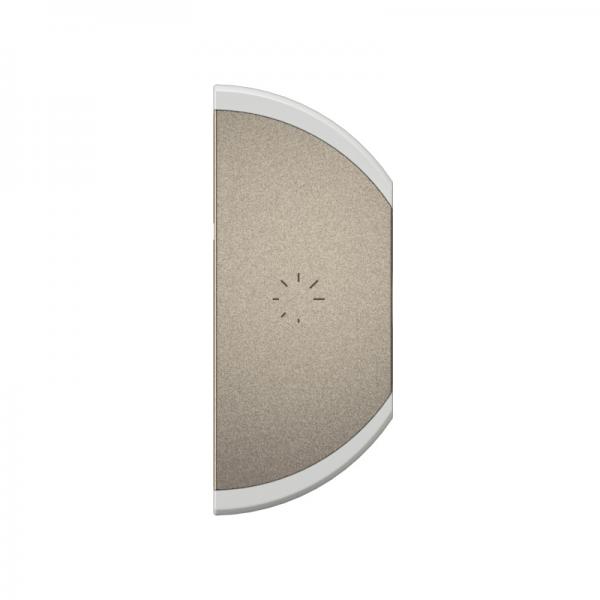 Vignette 2 produit Enjoliveur demi-touche Cliane variation montage droite - Titanium | Ref : CT1501