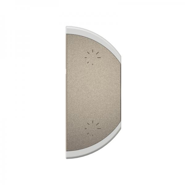 Vignette 2 produit Enjoliveur demi-touche Cliane variation 2 charges montage droite - Titanium | Ref : CT5501