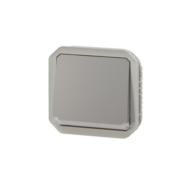 Vignette 3 produit Ref : 069513L | Interrupteur ou va-et-vient lumineux 10AX 250V Plexo composable gris