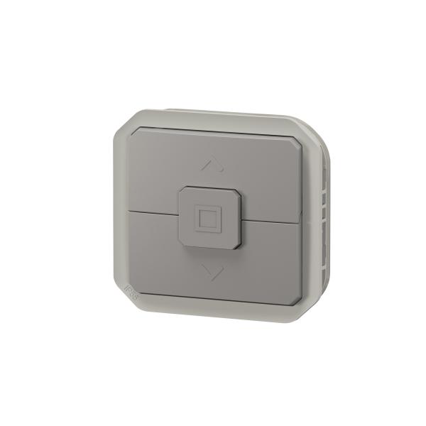 Vignette 3 produit Ref : 069539L | Double poussoir pour volets roulants Plexo composable gris