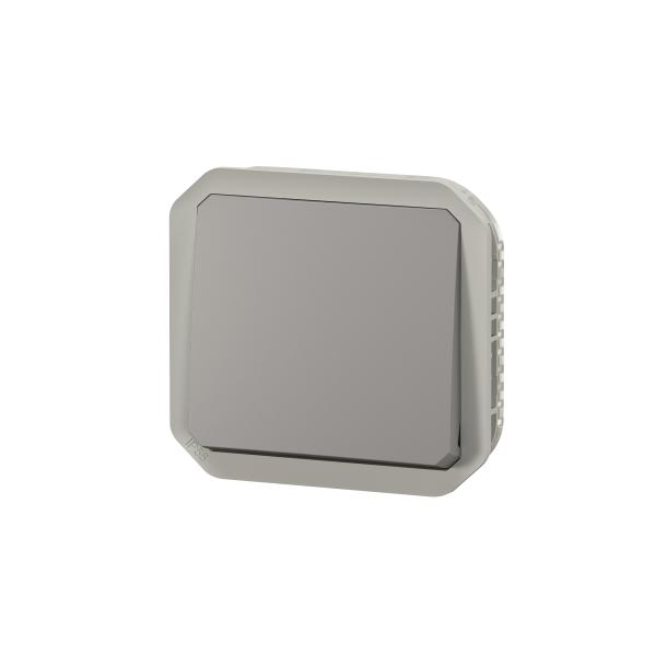 Vignette 3 produit Ref : 069540L | Poussoir NO Plexo composable - Finition gris