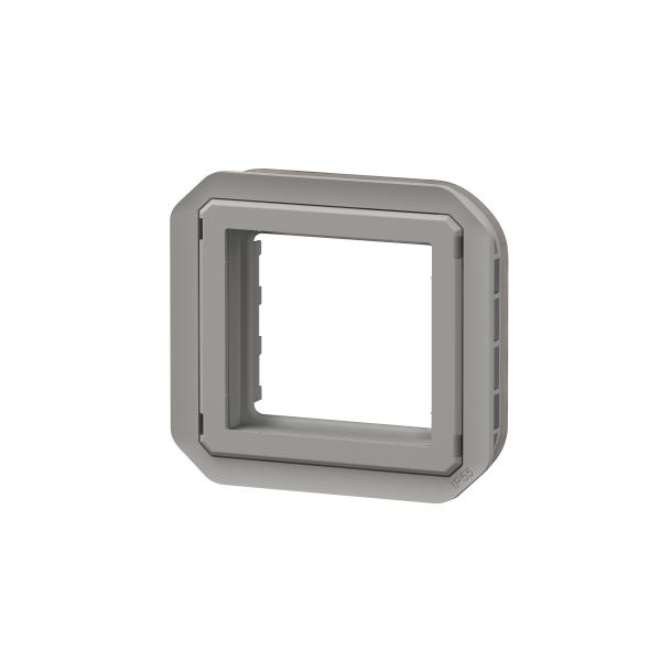 Vignette 3 produit Ref : 069582L | Adaptateur Plexo pour Mosaic - composable gris