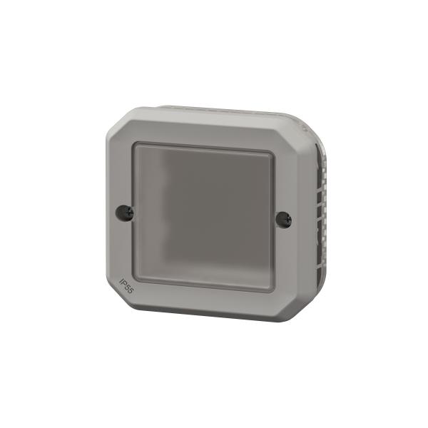 Vignette 3 produit Ref : 069587L | Adaptateur Plexo avec membrane souple pour Mosaic - composable gris