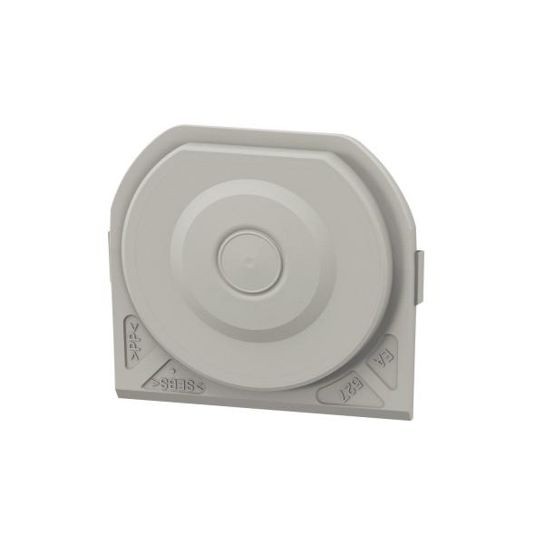 Vignette 3 produit Ref : 069596L | Embout à membrane - Plexo - 1 sortie - finition gris