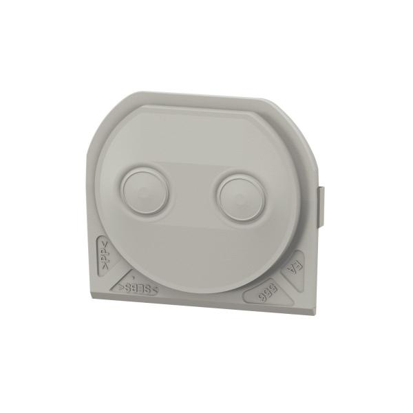 Vignette 3 produit Ref : 069599L | Embout à membrane - Plexo - 2 sorties - gris