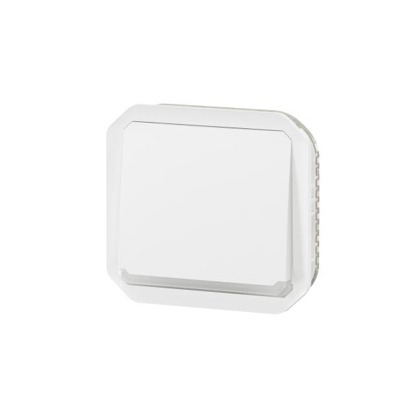 Vignette 3 produit Ref : 069632L | Poussoir NO lumineux Plexo composable blanc