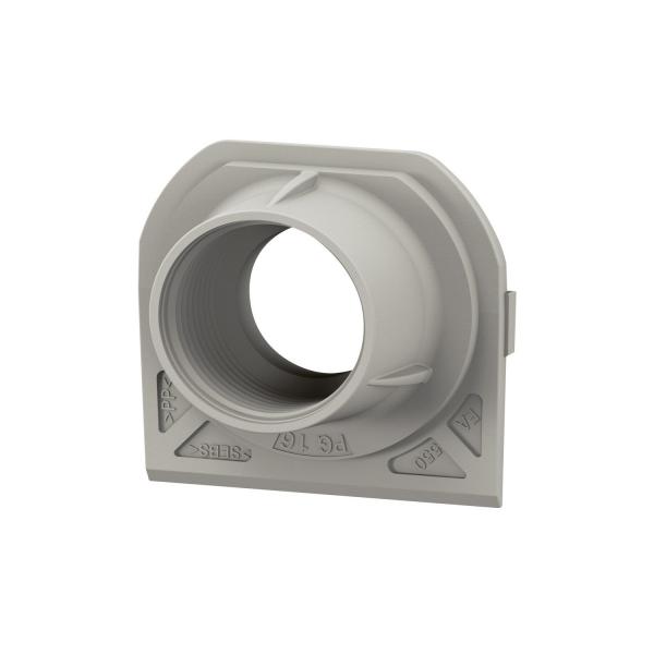 Vignette 3 produit Ref : 069648L | Embout presse-toupe Plexo 1 entre PG16 gris
