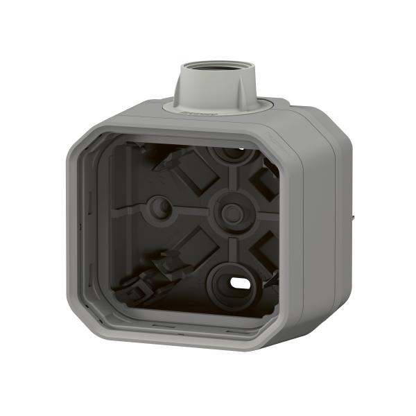Vignette 3 produit Ref : 069656L | Botier saillie  presse toupe 1 entre ISO20 1 poste Plexo gris