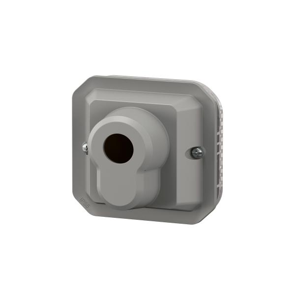 Vignette 3 produit Ref : 069705L | Poussoir  cl accs scuris 3 positions Plexo composable gris