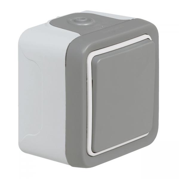Vignette 3 produit Ref : 069711 | Interrupteur ou va-et-vient �tanche Plexo complet IP55 saillie 10AX 250V