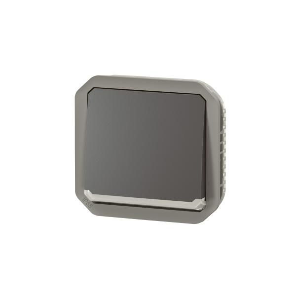 Vignette 3 produit Ref : 069803L | Interrupteur ou va-et-vient lumineux 10AX 250V Plexo composable anthracite
