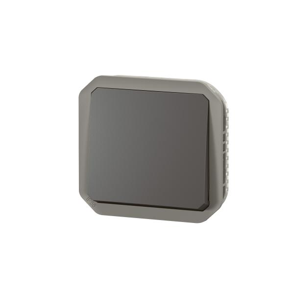 Vignette 3 produit Ref : 069810L | Poussoir NO Plexo composable - anthracite