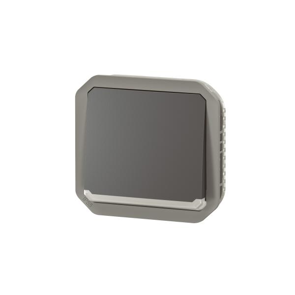 Vignette 3 produit Ref : 069816L | Poussoir NO-NF lumineux Plexo composable anthracite