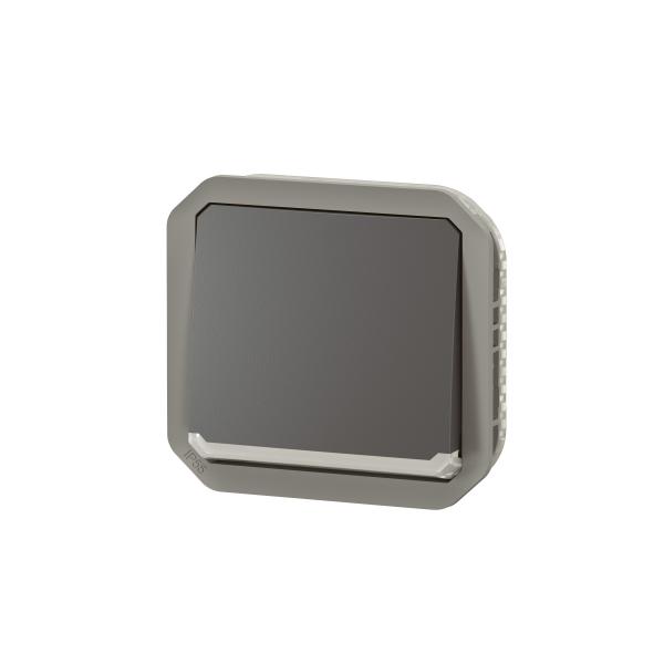Vignette 3 produit Ref : 069827L | Interrupteur bipolaire Plexo composable anthracite