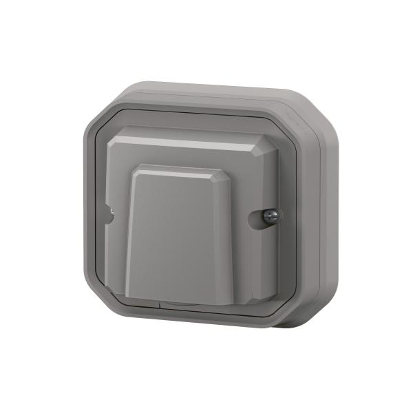 Vignette 3 produit Ref : 069849L | Sortie de câble 20A avec bornier Plexo complet encastré gris