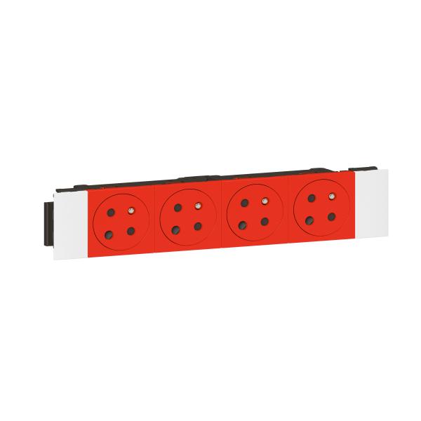 Vignette 3 produit Ref : 077124L | Prise de courant 2P+T mosaic link 8m fb det clippage dir surface